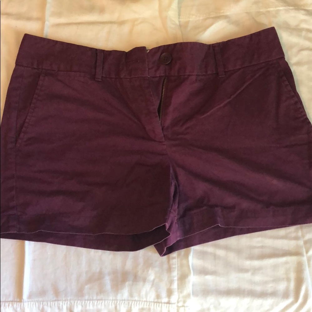 Button front shorts